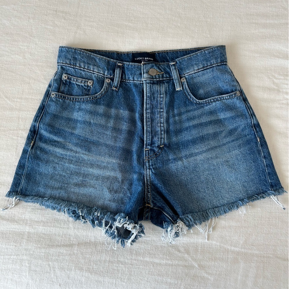 Lucky Brand Denim Cutoff Shorts Blue